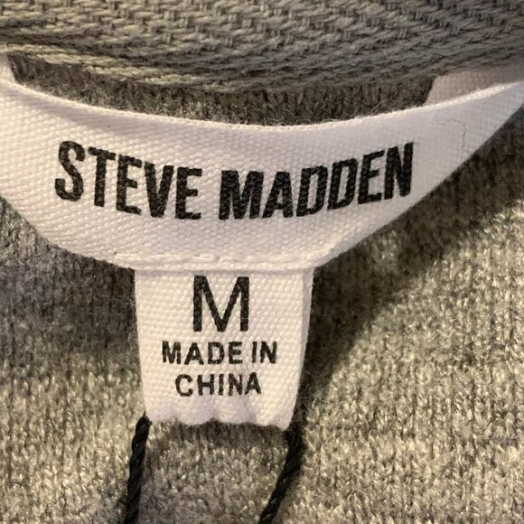 Steve Madden Women's Chevron Ribbed Rayon Crew Neck Long Sleeve Dress Size M NWT - Picture 10 of 15